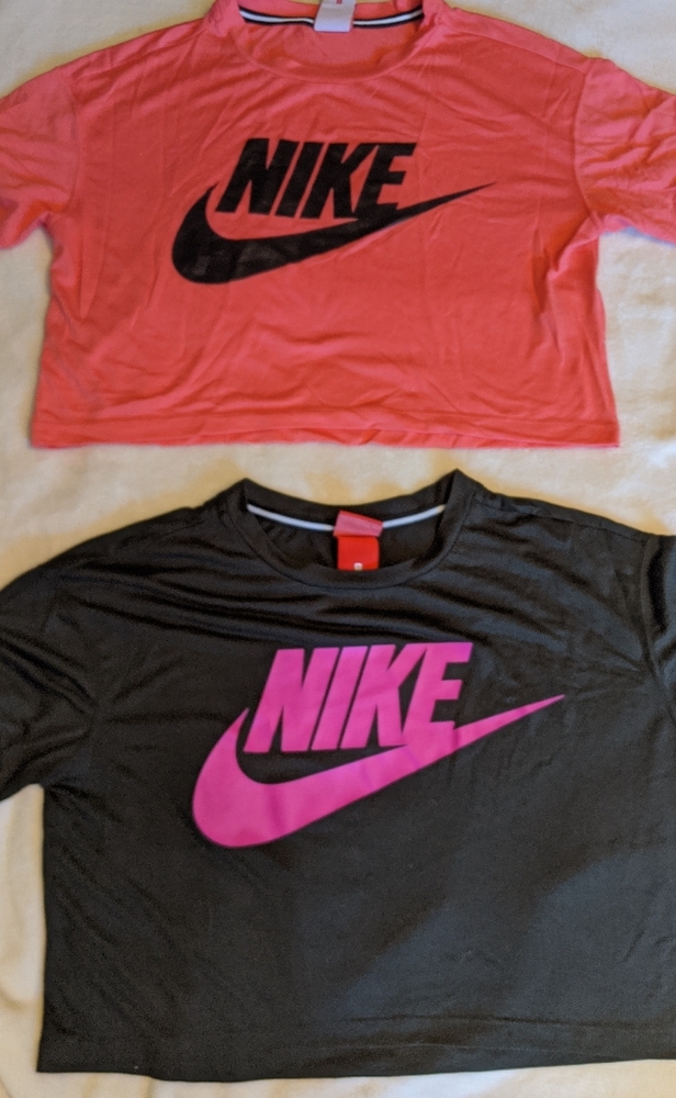 Nike crop top T's